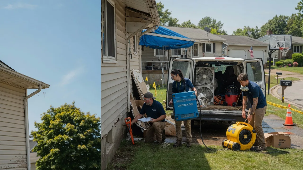 Ceiling Leak Cleanup in Hartland, WI near me