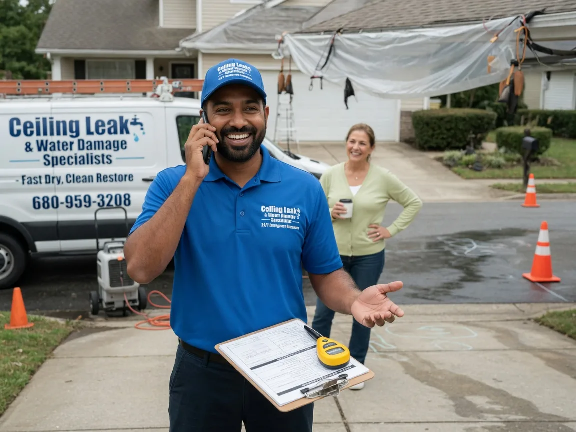 Ceiling Leak Cleanup Hartland, WI FAQs